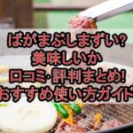 ばがまぶしまずい?美味しいか口コミ･評判まとめ!おすすめ使い方ガイド!