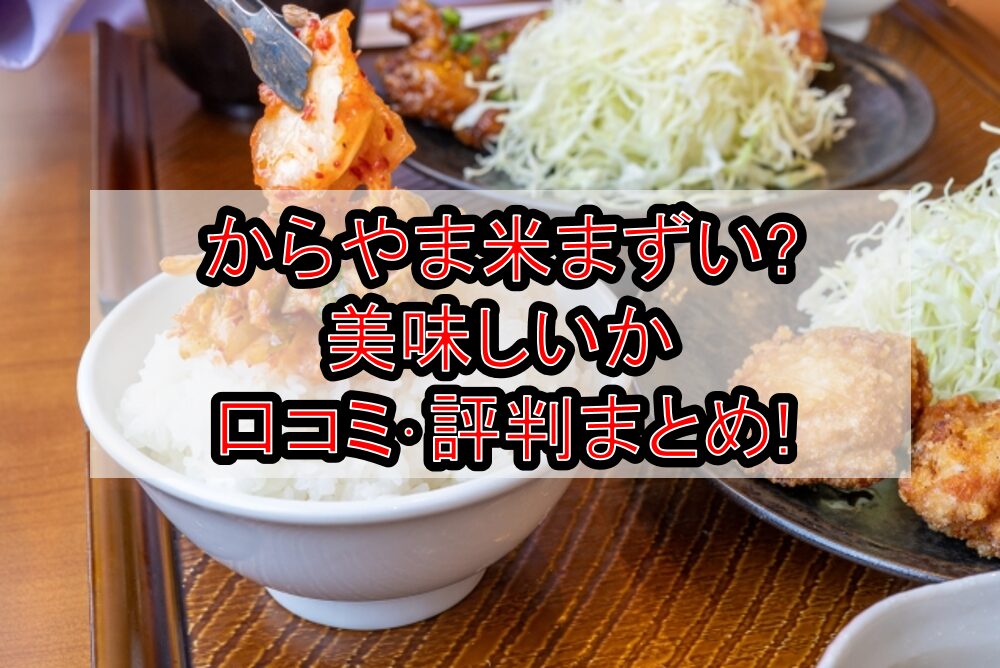 からやま米まずい?美味しいか口コミ･評判まとめ!